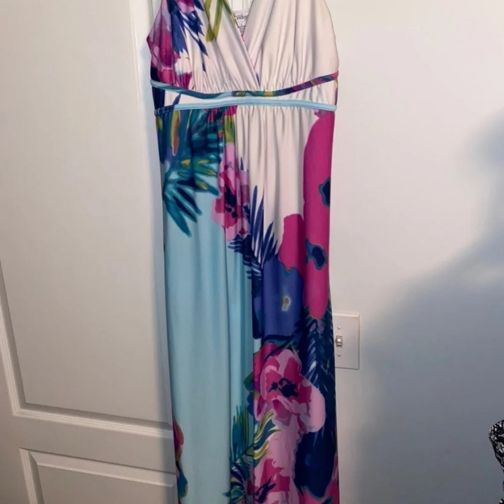 Large Floral Maxi Dress